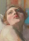 PASSIONNATA 1927 by Georges Antoine Zevenbeghen, Pastel, sold Apr 2011
