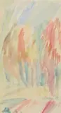Sans titre by Mikhail Larionov, Aquarelle rayonniste sur papier monogrammé en bas à gauche Circa, sold Apr 2011