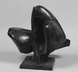 COMPOSITION ABSTRAITE by Roger Desserprit, Bronze monogrammé RD, sold Apr 2011