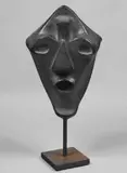 MASQUE AFRO CELTIQUE by Yvon Lebellec, Bronze signé au dos, n°1/8, sold Apr 2011