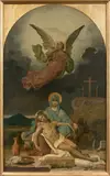 Mater Dolorosa by Michel Dumas, Toile d'origine, sold Jan 2025