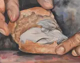 Sans titre by Oda Jaune, 2008, Aquarelle, sold Dec 2024