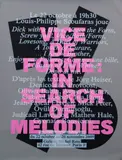 Vice de forme : In search of melodies by Saâdane Afif, 2009, Affiche, sold Dec 2024
