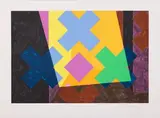 Guy de ROUGEMONT (1935-2021) Composition 1 by Guy de Rougemont, Lithographie sur Arches, sold Dec 2024