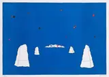 Jean VERAME (né en 1936) Bleu by Jean Verame, Lithographie sur Arches, sold Dec 2024