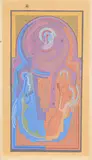 Composition à trois éléments [Vierge à l'Enfant] by Robert Pouyaud, 1930, Gouache sur carton, non signée et datée au crayon dans la marge, sold May 2025