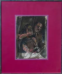 Le silence by André Elbaz, 1979, Aquarelle et encre (plume et lavis), sold May 2025