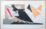 Sans titre by Dominique Thiolat, 1990, Huile et collage de papiers découpés sur papier, sold May 2025