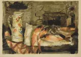 Nature morte aux rougets by Eugène Baboulène, Lithographie signée en bas à droite, sold May 2025