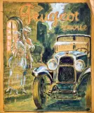 Fin de bal", projet d'illustration pour Peugeot Revue by Henri Vincent-Anglade, Plume, encre noire et gouache sur papier calque, anciennement doublé sur papier reprenant, sold May 2025