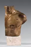 Aslépios by Igor Mitoraj, 1988, Epreuve en bronze patiné, sold Dec 2023
