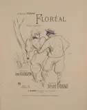 Floréal , valse chantée by Henri de Toulouse-Lautrec, Lithographie monogrammée en bas à gauche, sold Dec 2023