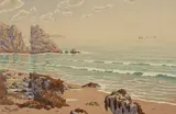 La mer by Henri Rivière, 1908, Lithographie couleurs, n°, sold Dec 2023