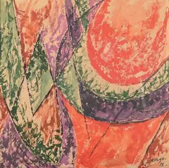 Rythme coloré by Léopold Survage, 1912, Gouache, sold Dec 2023