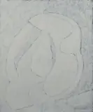 Sans titre fond blanc by Serge Charchoune, Gouache, sold Dec 2023