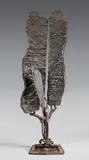 Sculpture N°333 by François Weil, 1995, Marbre de Belgique, ardoise et acier, sold Dec 2023