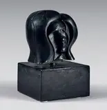 Tête de Diana by Miguel Ortiz Berrocal, 1964, Épreuve en bronze patiné signée, sold Dec 2023