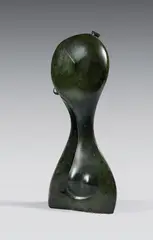 Pensive by Baltasar Lobo, 1954, Épreuve en bronze à patine verte nuancée, sold Dec 2023