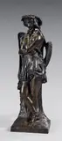 Velléda by Hippolyte Maindron, Bronze à patine brune, sold Dec 2023
