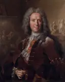 Portrait du peintre Pierre Parrocel by Nicolas de Largillière, 1670, Toile, agrandie en haut de, sold Dec 2023