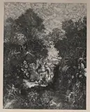 Le Bon Samaritain by Rodolphe Bresdin, Lithographie sur chine appliqué sur vélin, sold Dec 2023