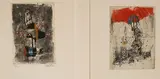 Composition Exercices by Johnny Friedlander, Eau-forte, aquatinte en couleurs sur vélin, sold Dec 2023