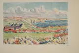 Camaret.1895 by Maximilien Luce, Lithographie en couleurs sur chine appliqué sur vélin, sold Dec 2023