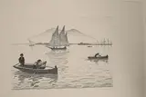 La Baie de Naples. 1926 by Albert Marquet, Lithographie sur chine volant, epreuve signée numérotée, sold Dec 2023