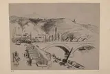 Pont Corneille à Rouen. Vers 1896 by Camille Pissarro, Lithographie sur Ingres teinté monté, du tirage de, sold Dec 2023