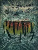 Il Explose (PL : pour Hom'mère III-L'Ergonaute), 1976-1977 by Roberto Matta, Eau-forte et aquatinte, sold Nov 2023
