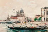 EUGÉNE BOUDIN (1824-1898) Venise. Le Mole à l’entrée du grand canal et la salute by Eugène Boudin, Toile, sold Nov 2018