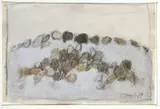 SANS TITRE, 1979 (SERIE DES PAYSAGES ROCHEUX) by Zoran Mušič, Gouache sur papier signé et daté en bas à droite, sold Oct 2018