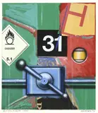 OXIDISER-VERT by Peter Klasen, 1996, Acrylique et collage sur papier signé et daté en bas à droite, sold Oct 2018