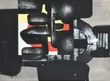 * SANS TITRE by Ladislas Kijno, 1969, Technique mixte et collage sur carton signé et daté au dos, sold Oct 2018