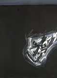LE CHIEN DE GOYA by Antonio Saura Atarés, 1997, Gouache, encre de chine et crayon sur papier signé et daté en bas à droite, sold Oct 2018