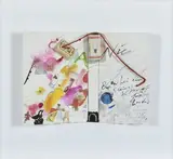 PETIT ALPHABET POUR LONDRES, VERS 1982 by Jean Tinguely, Technique mixte et collage sur carton signé Jean en bas à droite, sold Oct 2018