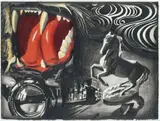 SANS TITRE by Marcel van Eeden, 2015, Crayon, fusain et aquarelle sur papier, sold Jun 2018