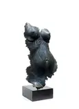 MARIE-HÉLÉNE-VARIATION by Philippe Morel, 1989, Bronze à patine bleue, sold Jun 2018