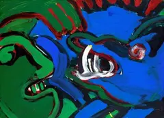 SANS TITRE by Bengt Lindström, Gouache sur papier signé en bas à gauche, sold Mar 2018