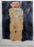Personnage 1978 by Slavko Kopač, Collage sur papier, paris, sold Jun 2017