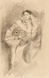 Danseuse assise, de la série des Dix Danseuses, 1925-26 by Henri Matisse, Lithographie sur vélin, sold Nov 2024