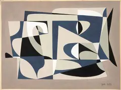 Sans titre by Jean Rets, Gouache sur papier, sold Nov 2024