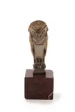 Hibou, dit Chouette, dit Effraie by Édouard-Marcel Sandoz, Epreuve d'édition en bronze argenté, sold Nov 2024