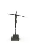 Le Christ d'Assy II, petit by Germaine Richier, 1950, Épreuve en bronze patiné, sold Nov 2024