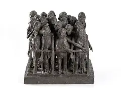Le Parc, circa 2000 by Marc Petit, Épreuve en bronze patiné, sold Nov 2024