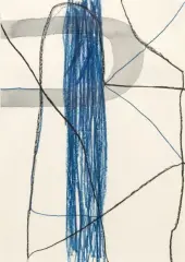 Sans titre by Thomas Müller, 2015, Fusain, crayons et aquarelle sur papier, sold Nov 2024