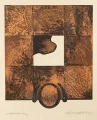 Introspection by Horst Egon Kalinowski, 1969, Lithographie sur papier, sold Nov 2024