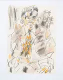 Henri by Gen Paul, 1972, Pastel gras sur papier, sold Nov 2024