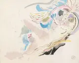 Femme à la coiffe by Ludwig Klimek, Aquarelle et feutre sur papier, sold Sep 2024