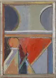 Sans titre by Jérôme Didier, 1992, Gouache sur carton, sold Sep 2024